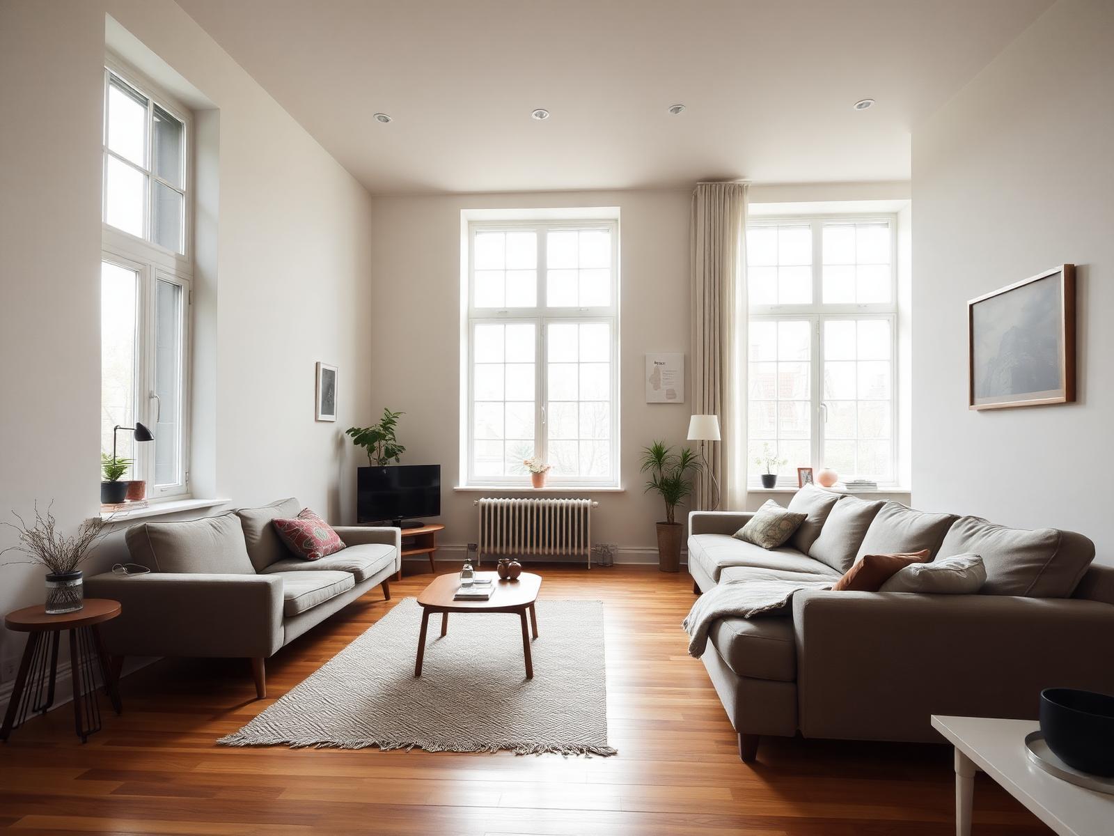 Woonkamer na renovatie